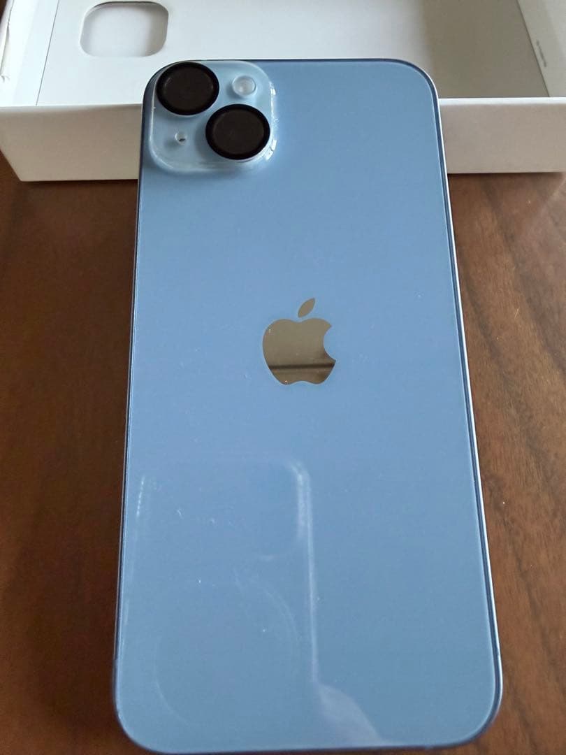 美品Apple Phone14 Plus 128GB ブルー SIMフリー