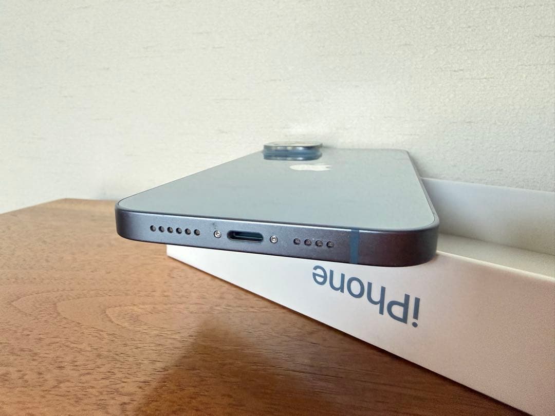 美品Apple Phone14 Plus 128GB ブルー SIMフリー