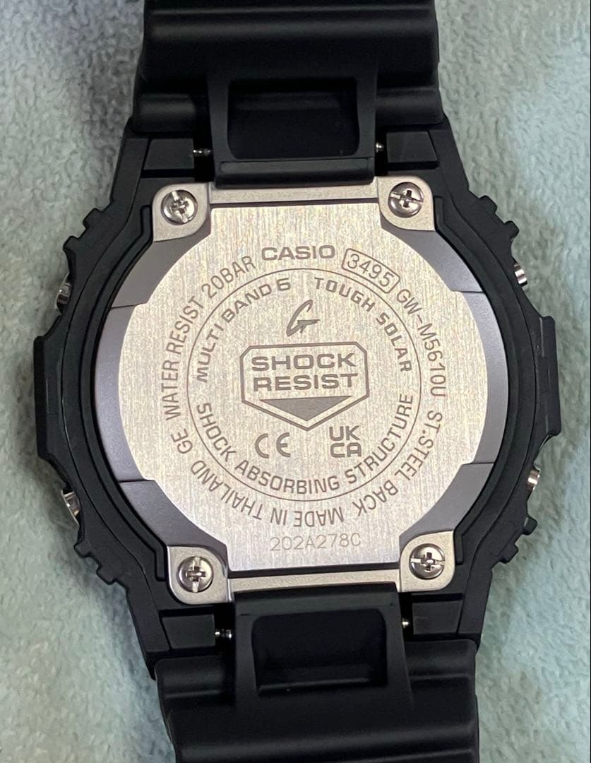 GW-M5610U-1BJF ワイヤーバンパー 9Hガラスフィルム付き