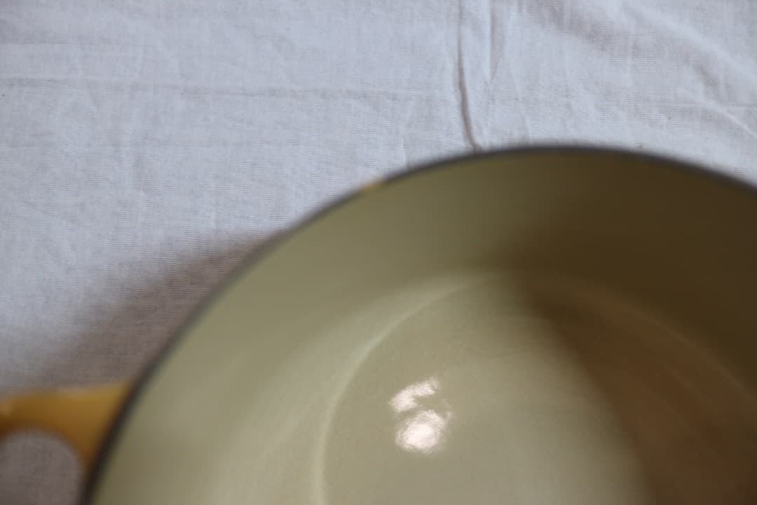 ル・クルーゼ ココットロンド 両手鍋 20cm イエロー