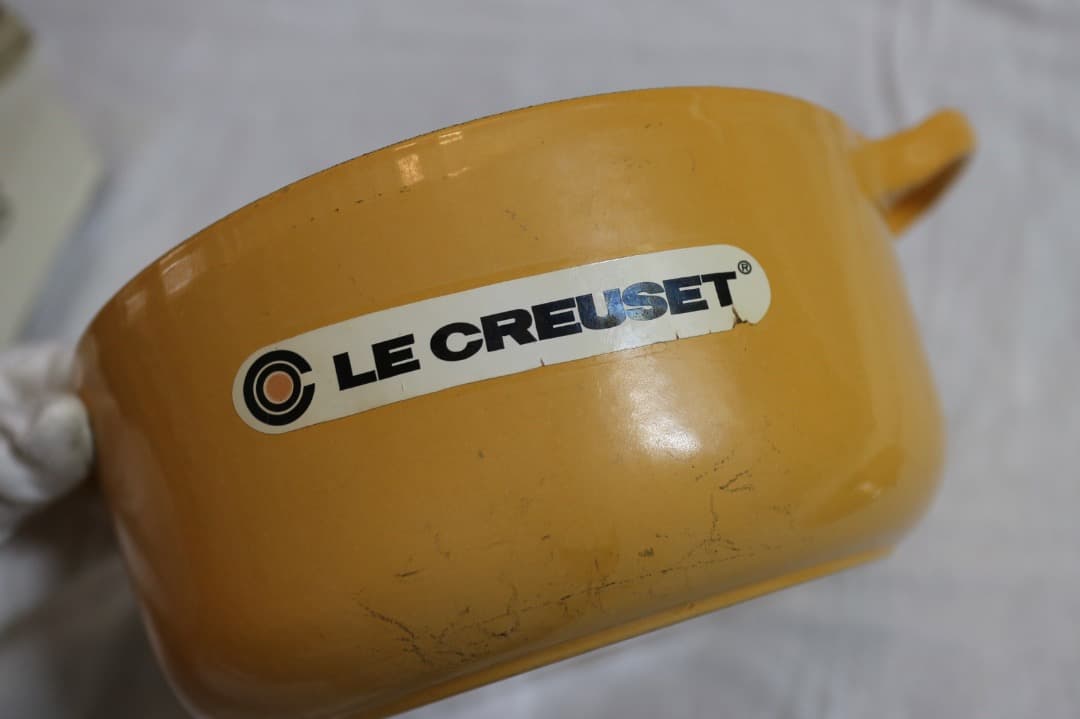 ル・クルーゼ ココットロンド 両手鍋 20cm イエロー