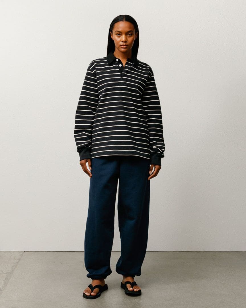 ウェア Stussy STRIPED RUGBY SHIRT