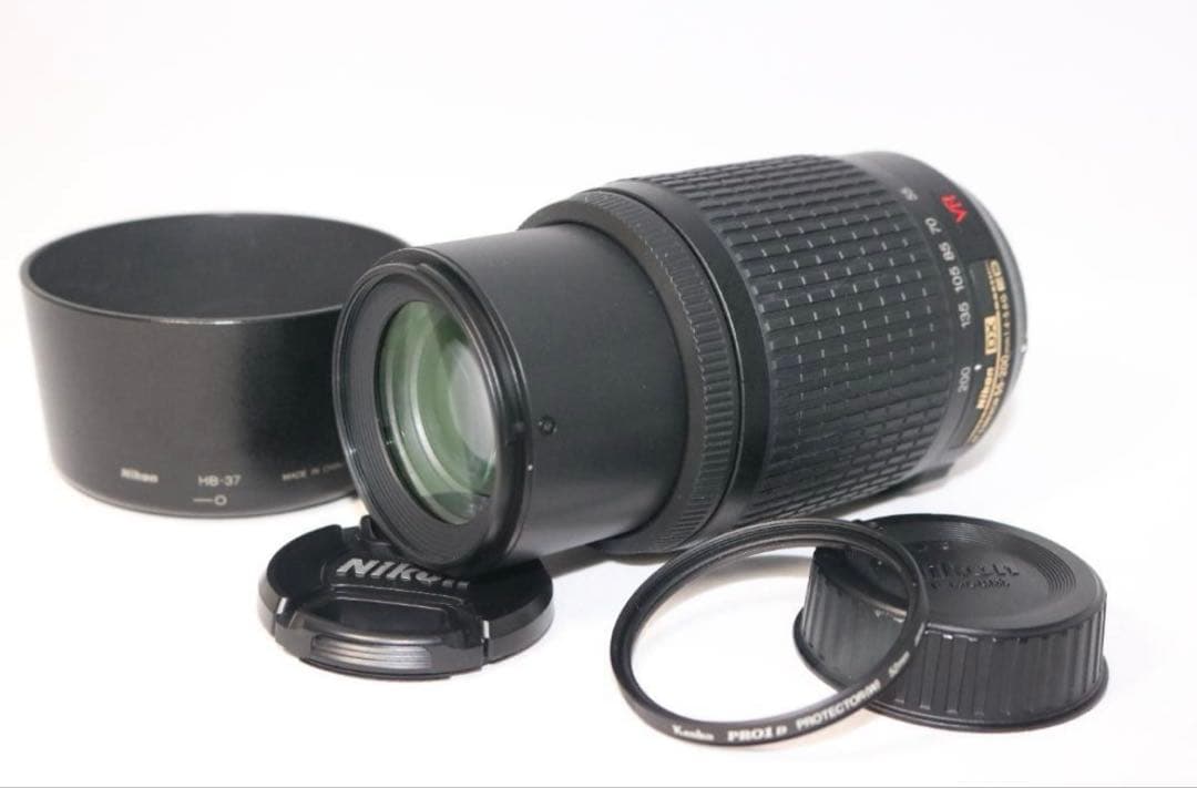 美品⭐大人気 望遠レンズ⭐Nikon 55-200mm VR ⭐手振れ補正