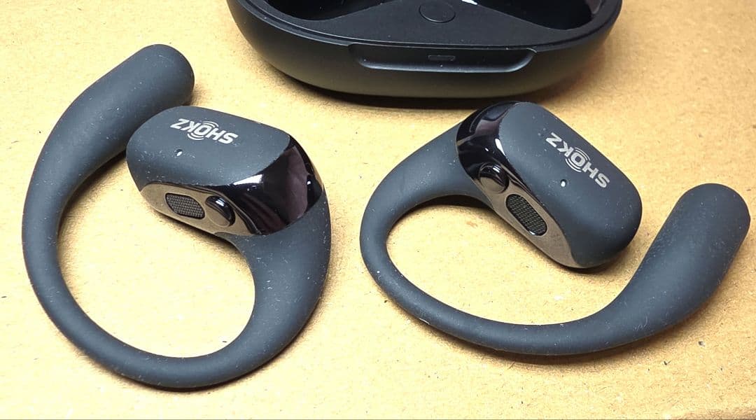 (※マロン)SHOKZ OPENFIT 2 ブラック ワイヤレスイヤホン