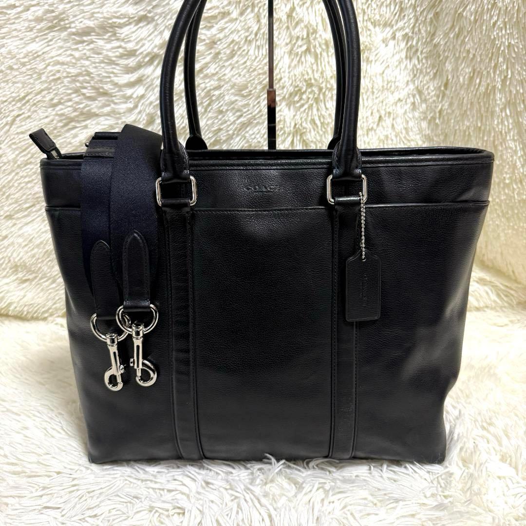 まっちゃん02様✨コーチ メトロポリタン ビジネスバッグ ブラック 2way