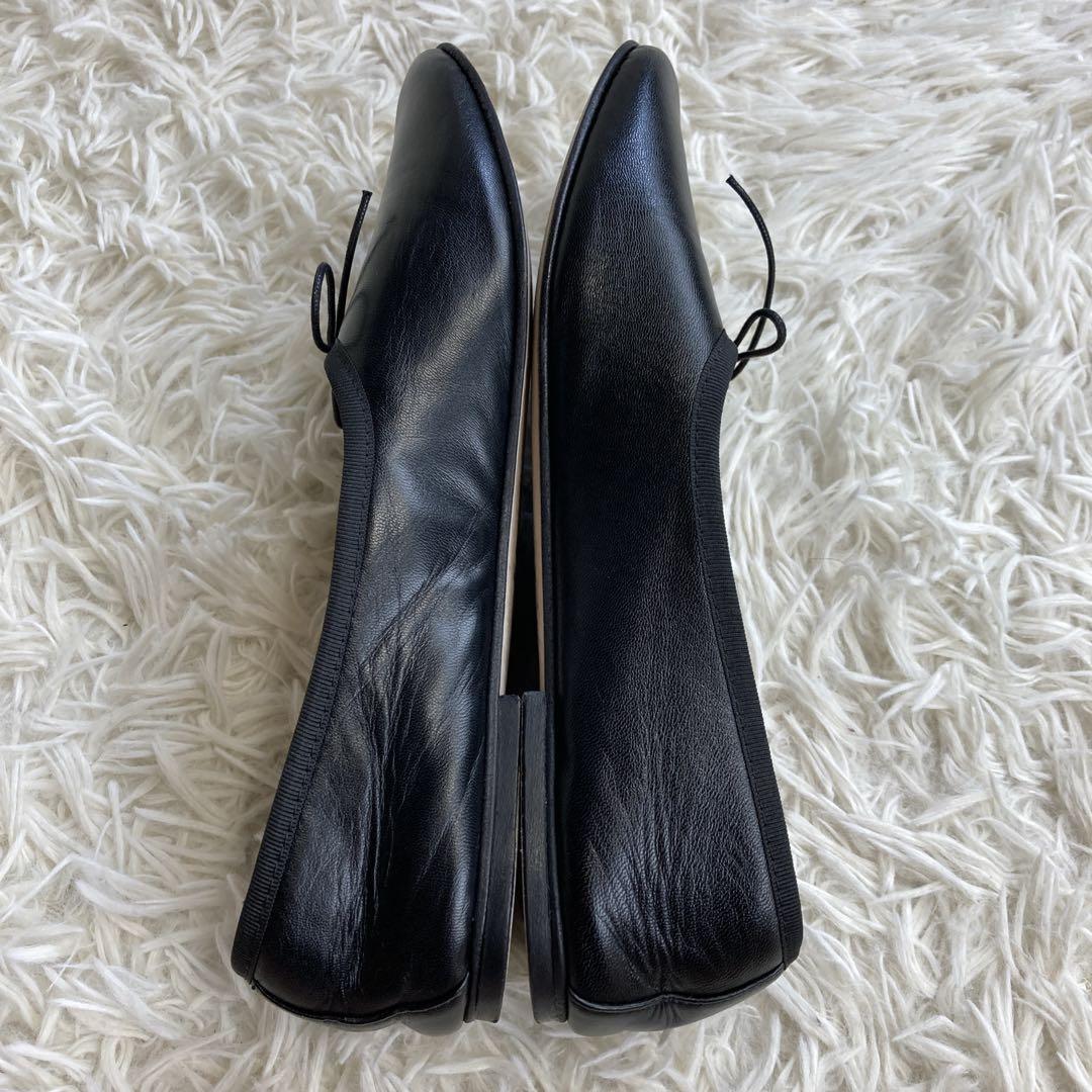 美品　SPELTA スペルタ フラットシューズ　オルガ　黒　38 羊革　レザー