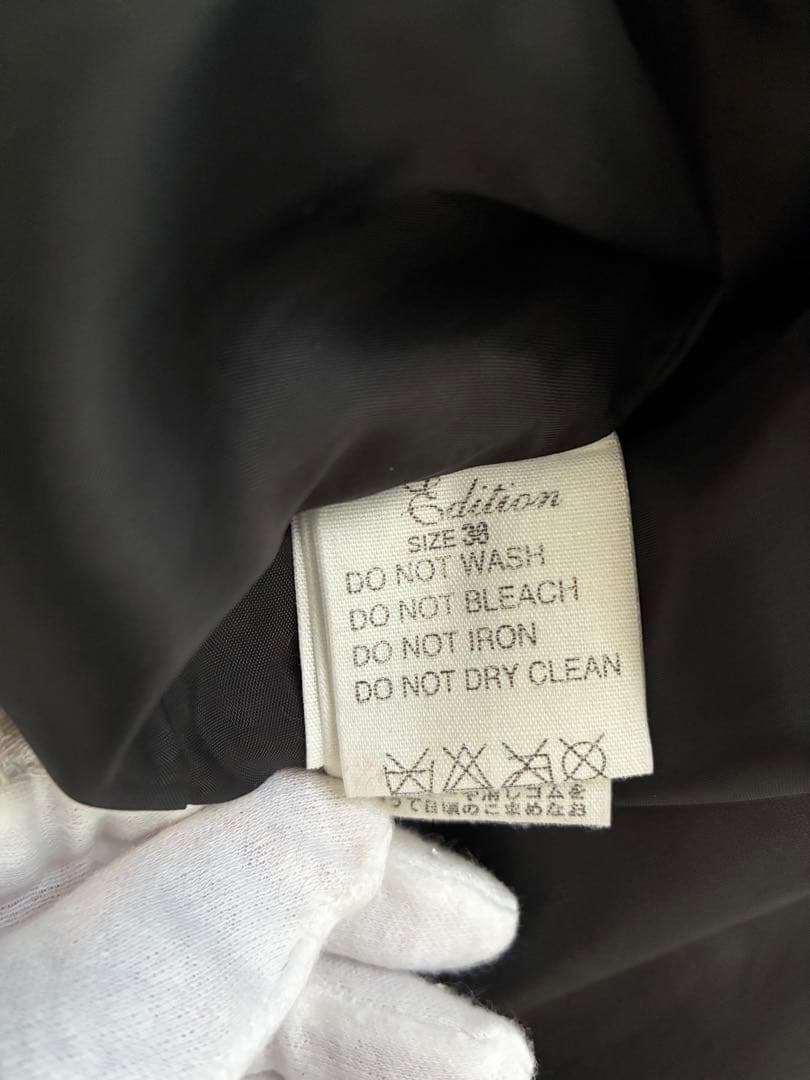 ✨希少デザイン✨エディション　極上上質なラムレザーシャツ　ライナー付き