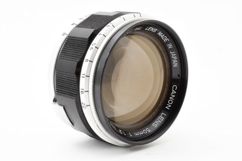 CANON Lens 50mm f/1.2 L39 LTM ライカマウント