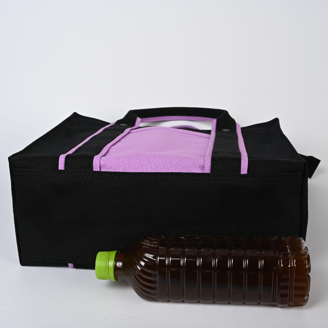 [みゅう]8号/11号×旧倉敷帆布×8番糸 スクエアトートバッグ特大