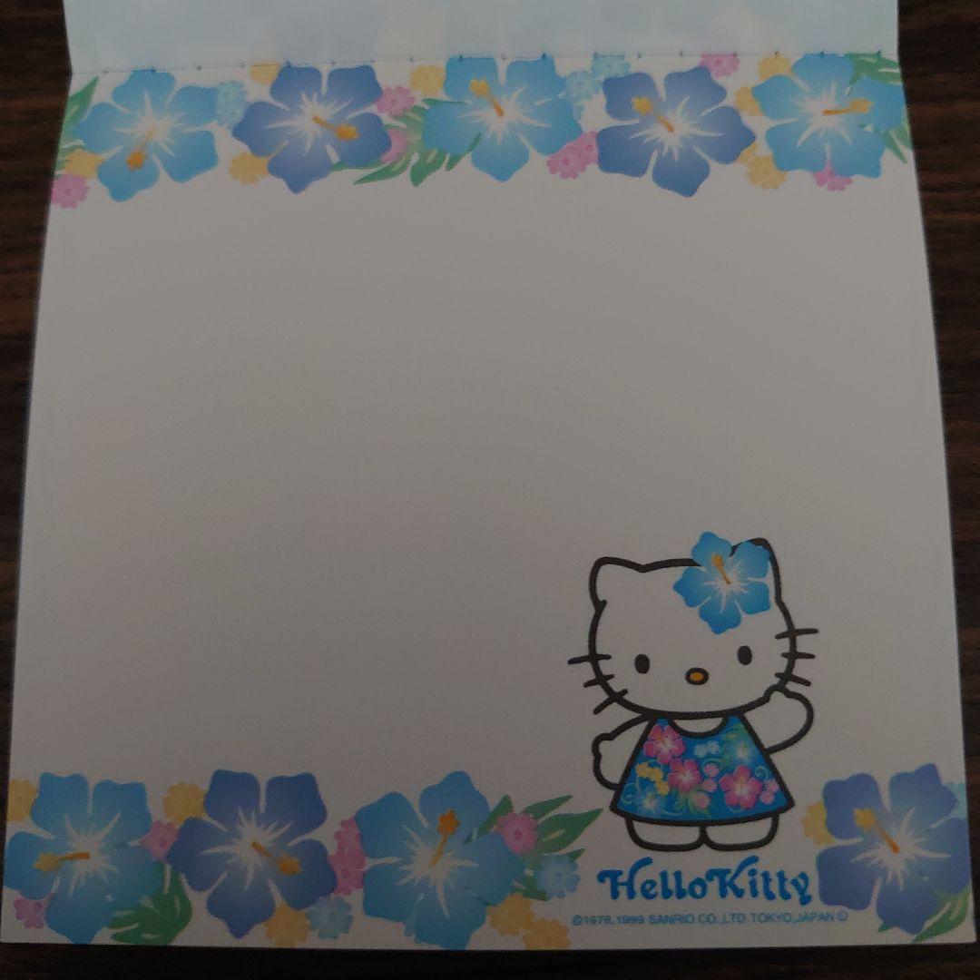 m*n様 使い残り‪♡ハローキティ ハイビスカス スクエアメモ