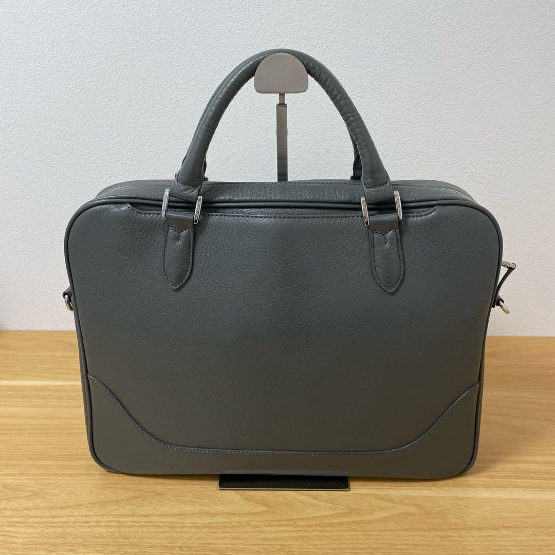 ペッレモルビダ メイデンヴォヤージュ ビジネスバッグ 2way レザー グレー