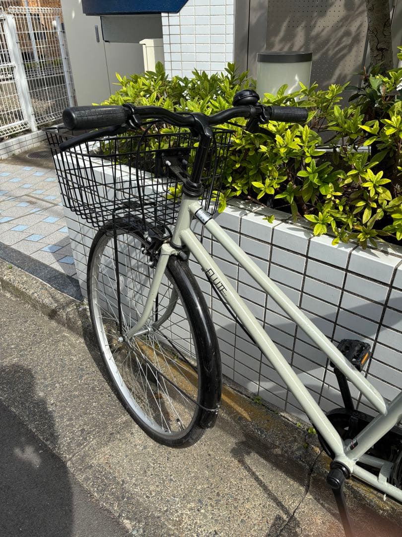 シティサイクル 前面バスケット付き