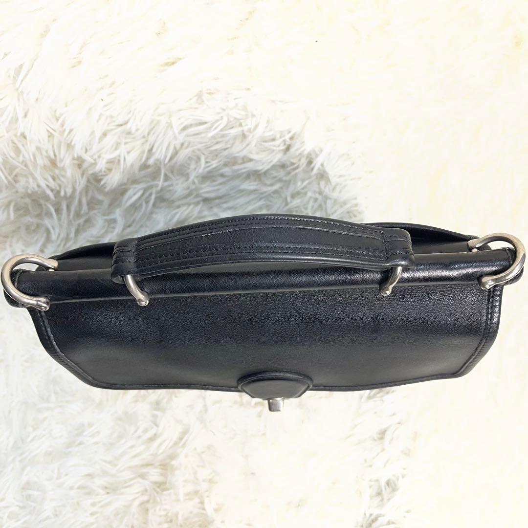 【希少】OLD COACH ハンドバッグ 2way 9927 グラブタンレザー