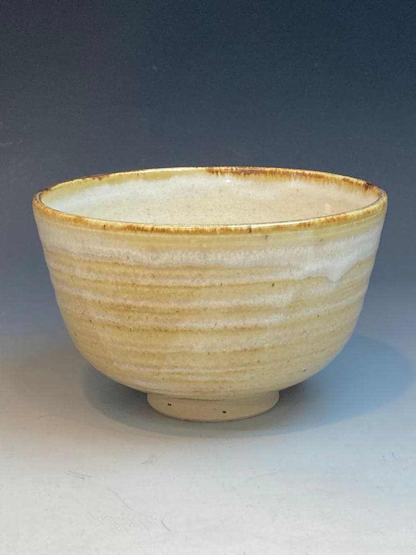 清雲 作 猿猴の図写茶碗 共箱 茶道具
