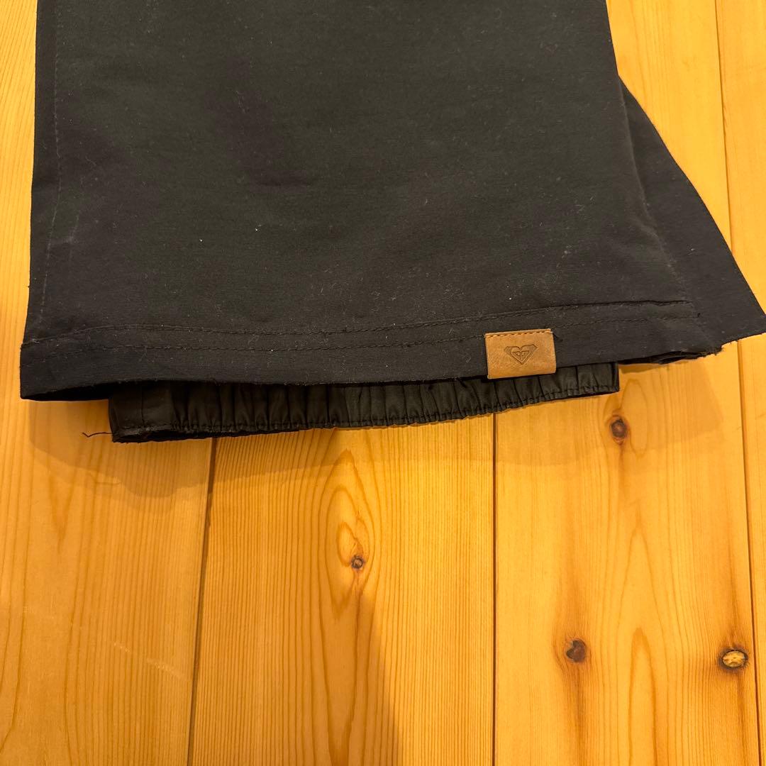 らロキシー　ROXY ビブパンツ　黒オーバーオール　M レディース