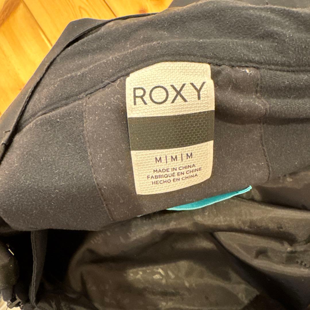 らロキシー　ROXY ビブパンツ　黒オーバーオール　M レディース