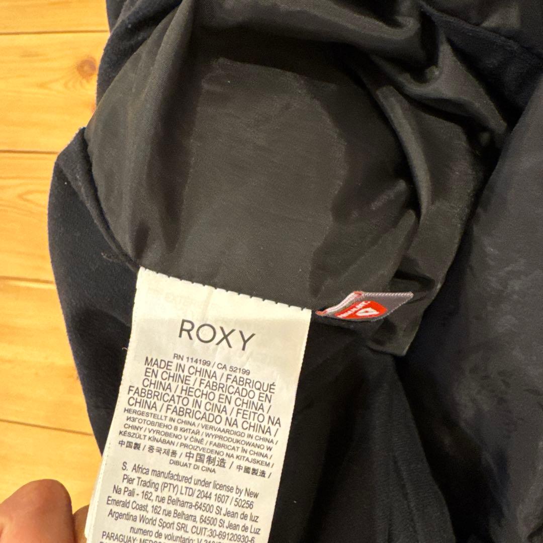 らロキシー　ROXY ビブパンツ　黒オーバーオール　M レディース