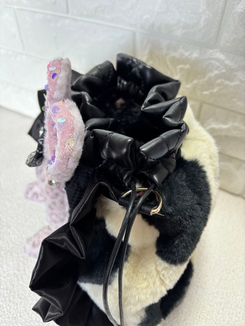 f*0様 コヤンイサムチョン　ハンドメイド　丸底巾着バッグ　クラウディちゃん