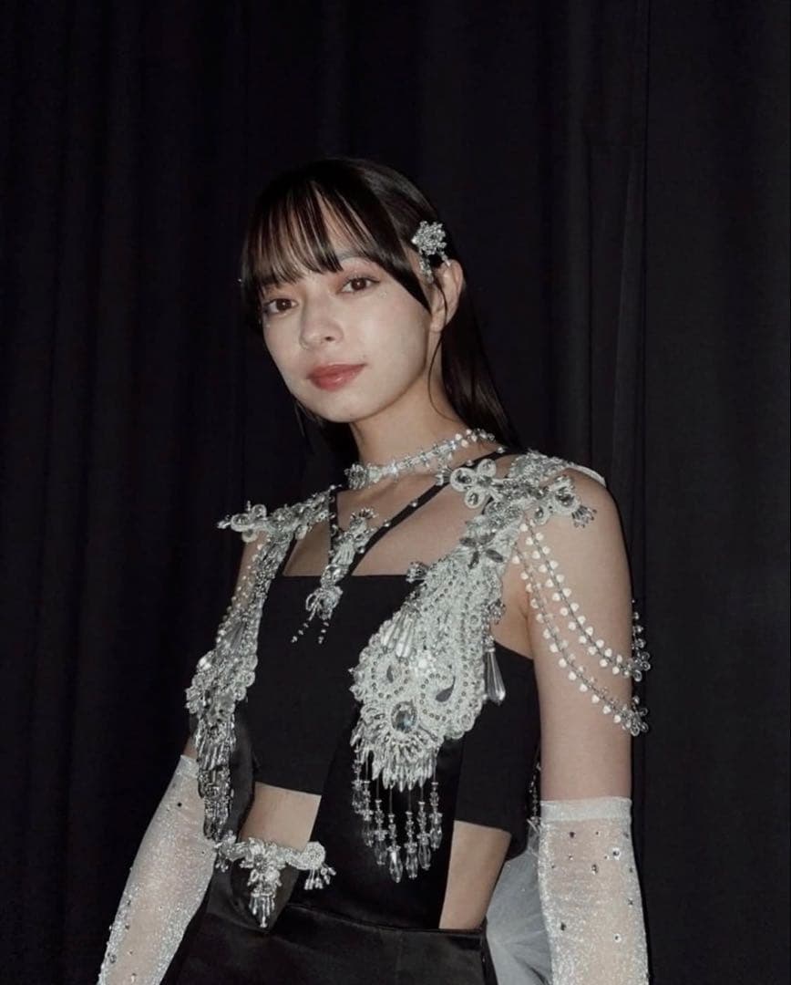 Tanaka Daisuke / crystal hair clip 左用