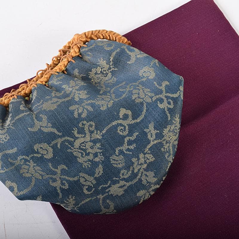 茶道具　利休茶箱　浅見与し三作　茶碗　織部焼　振出など　八点　一式　VR7984