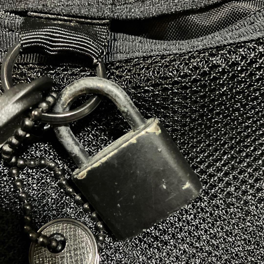 PORTERガーメントケースブラックナイロン製