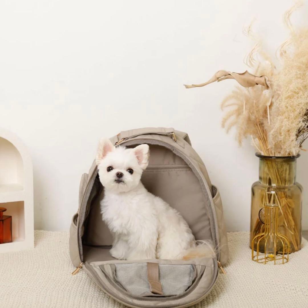 モンシェリ　撥水ドームキルティングリュック　moncheri 犬　キャリーバッグ