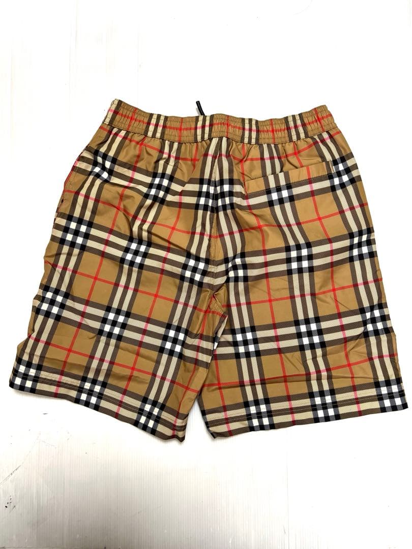 新品 バーバリー ノバチェック スイムパンツ 140cm10Y ハーフパンツ
