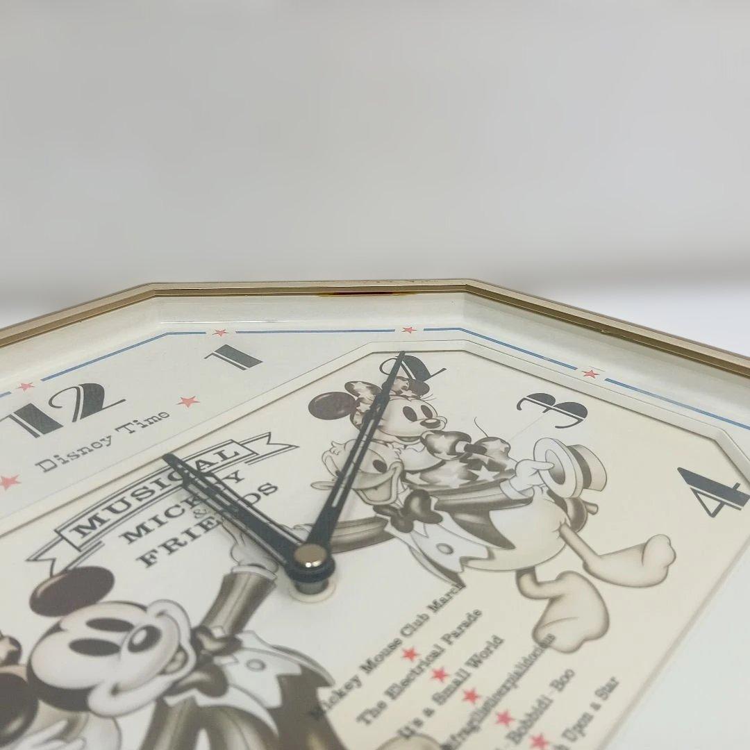 【稼働品】SEIKO Disney リズム　からくり　掛け時計 八角形