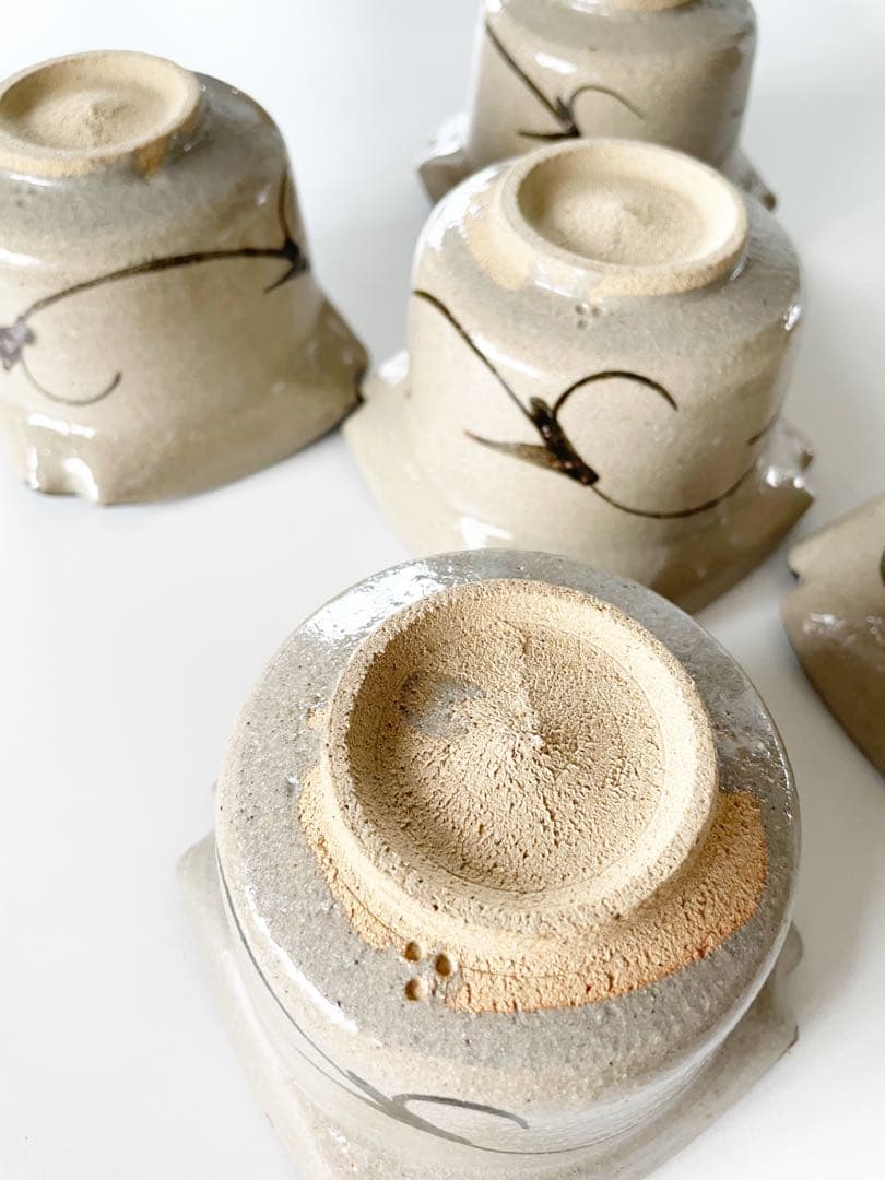 中里太郎右衛門12代目　向付５点セット　唐津焼　伝統工芸　茶道具　日本製