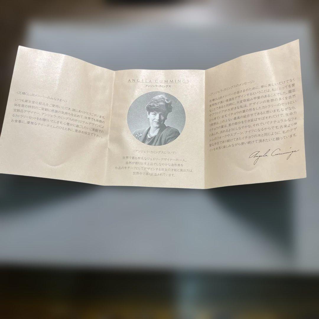 1996年製 ステンレスカトラリーセット　未使用　昭和レトロ　非売品　五つセット