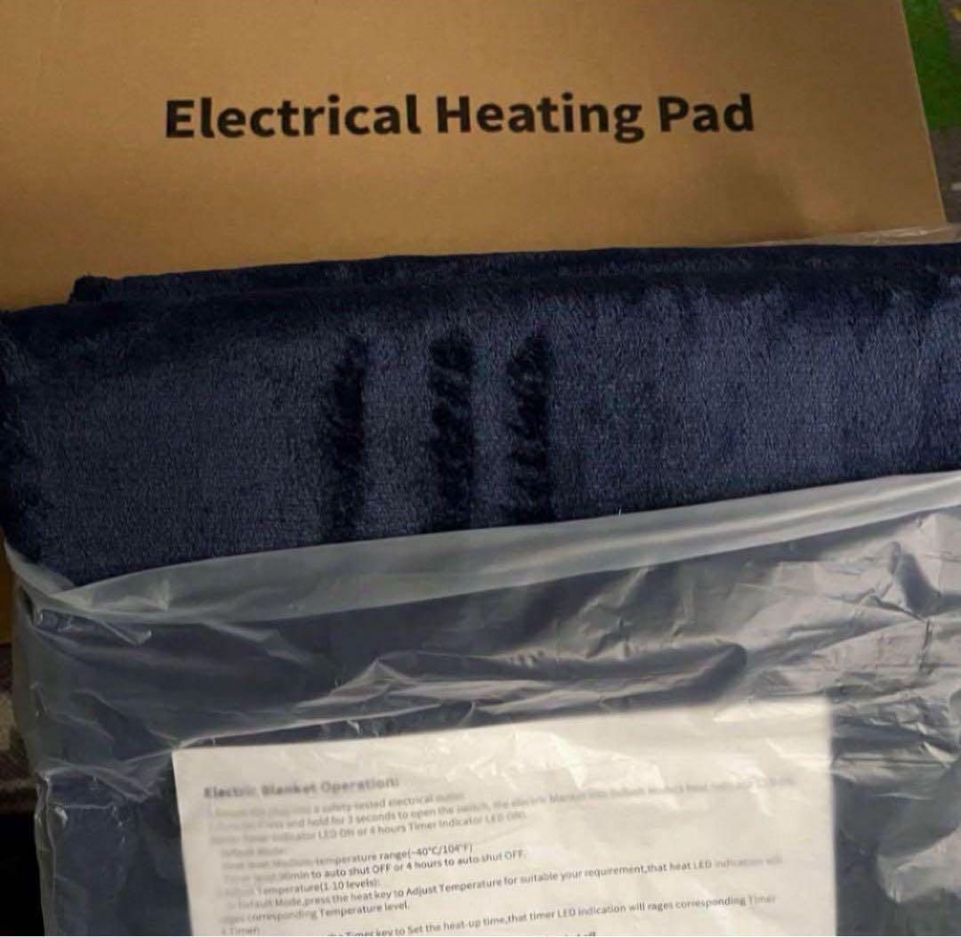 ❤️フランネル 電気毛布❤️ふわふわ 150×180 洗濯機可 極厚 掛け敷き兼