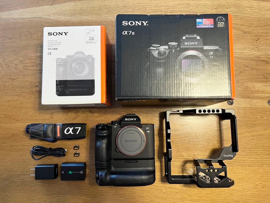 SONY α7Ⅲ バッテリーグリップ ゲージ