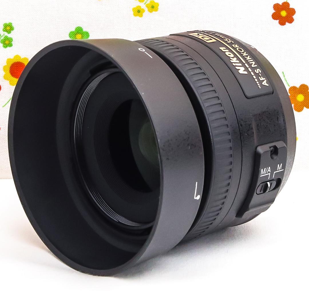 美品☆Nikon NIKKOR 35mm f1.8☆単焦点レンズ☆付属品多数