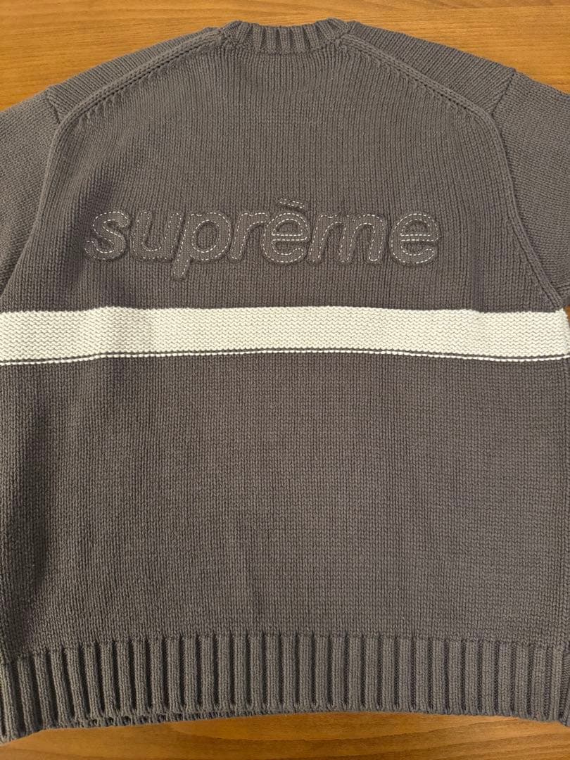 Supreme Tonal Applique Sweater 試着のみ 美品 M