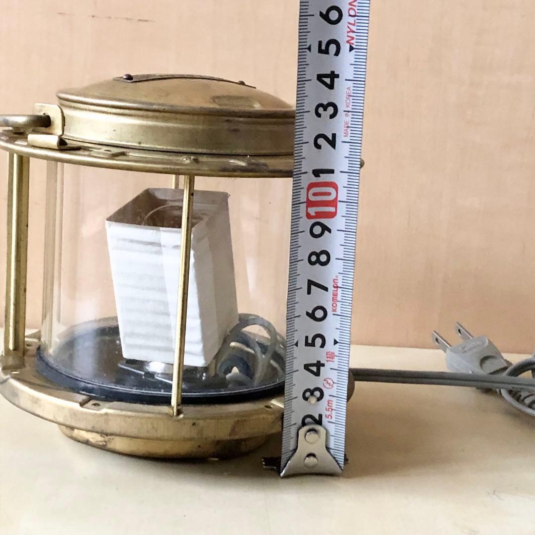 未使用 アンティーク 日本船燈 マリンランプ 電気ランタン 1