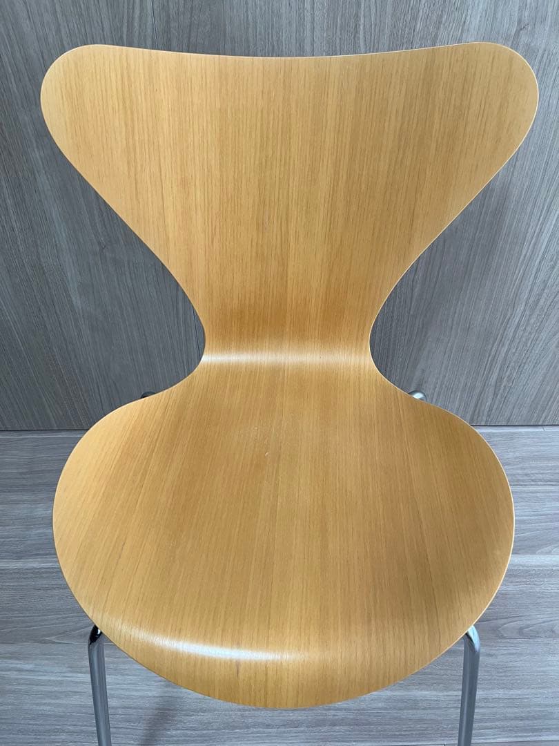 セブンチェア Fritz Hansen 　ナチュラルビーチ　2脚セット①