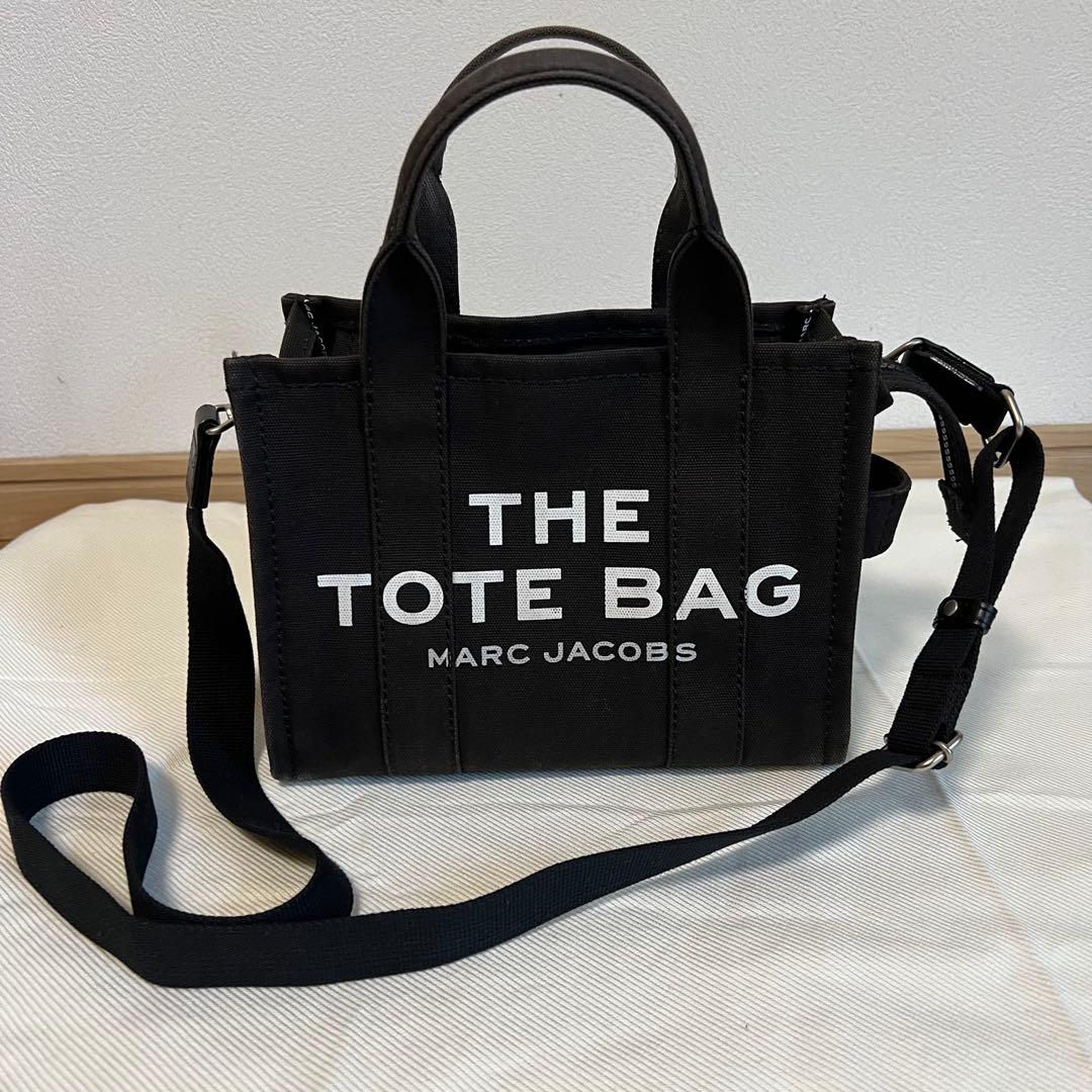 マークジェイコブス キャンバス 2WAY ショルダーバッグ ザ トート 黒
