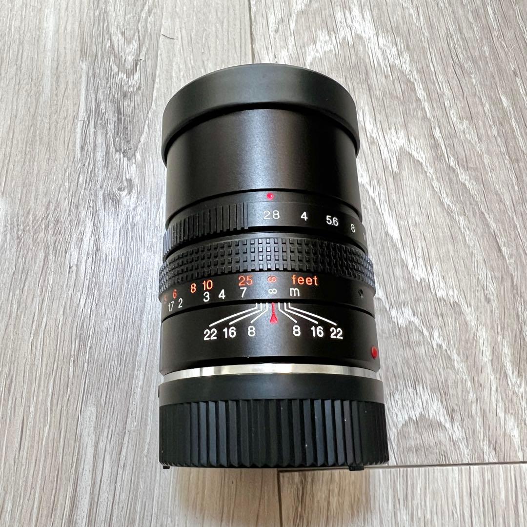 Konica M-Hexanon 90mm F2.8 レンズ 箱付き