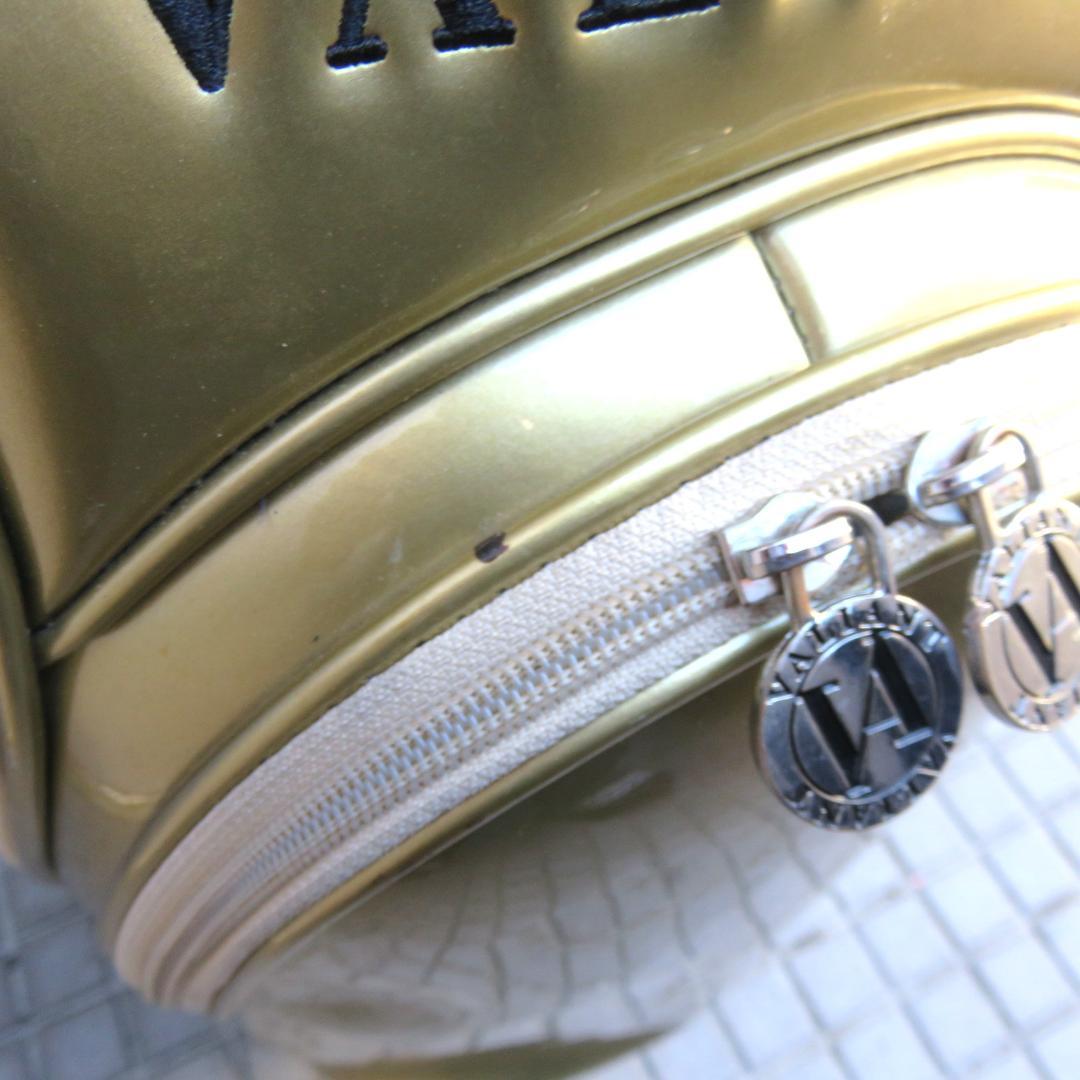 VALIANT ヴァリアント ゴルフバッグ　キャディーバック　エナメル　ゴールド