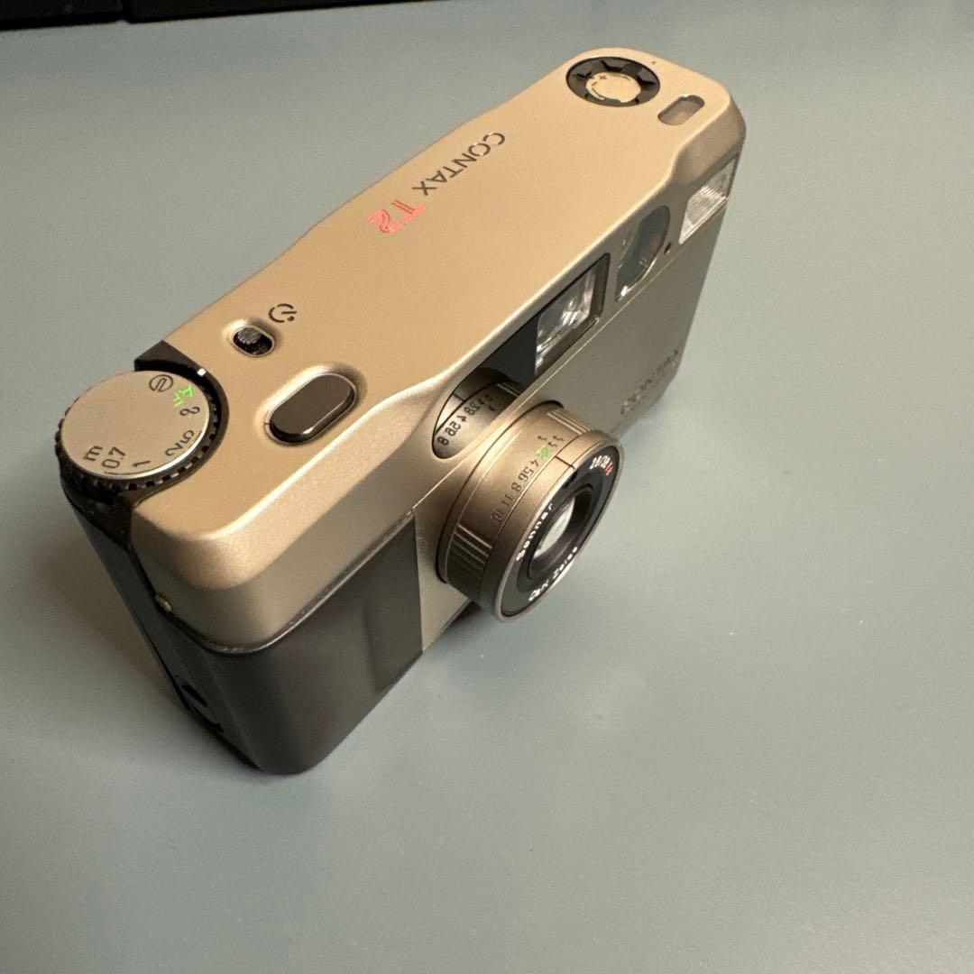J*！様 CONTAX T2 ゴールド コンパクトカメラ ケース付き
