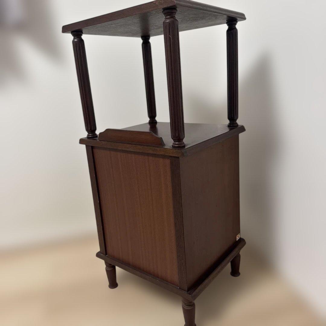 AYANO CRAFT 綾野製作所 木製 キャビネット 電話台 レトロ