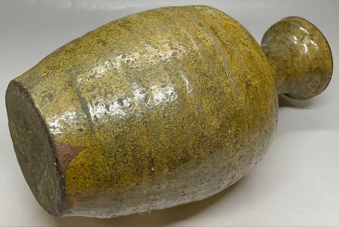 高麗青磁　花入　花瓶　花器　L443