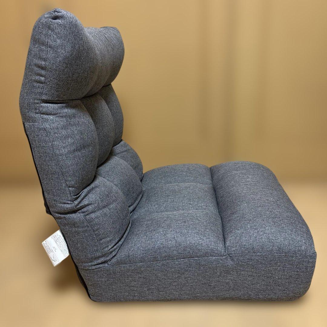 グレー リクライニングソファ 一人掛け座椅子