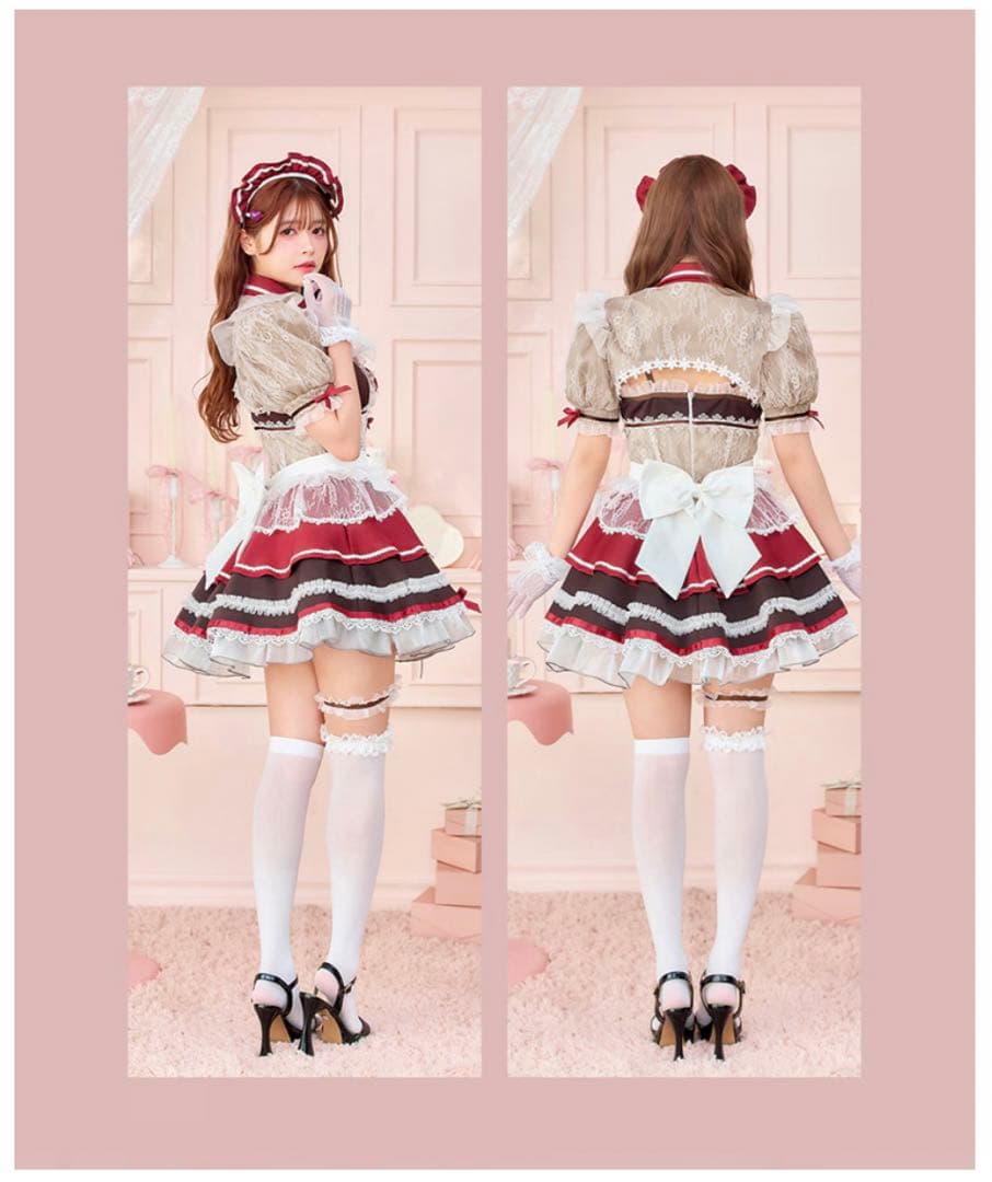 マリームーン ピュアベリーシアーレースメイド(バレンタインコスプレ)