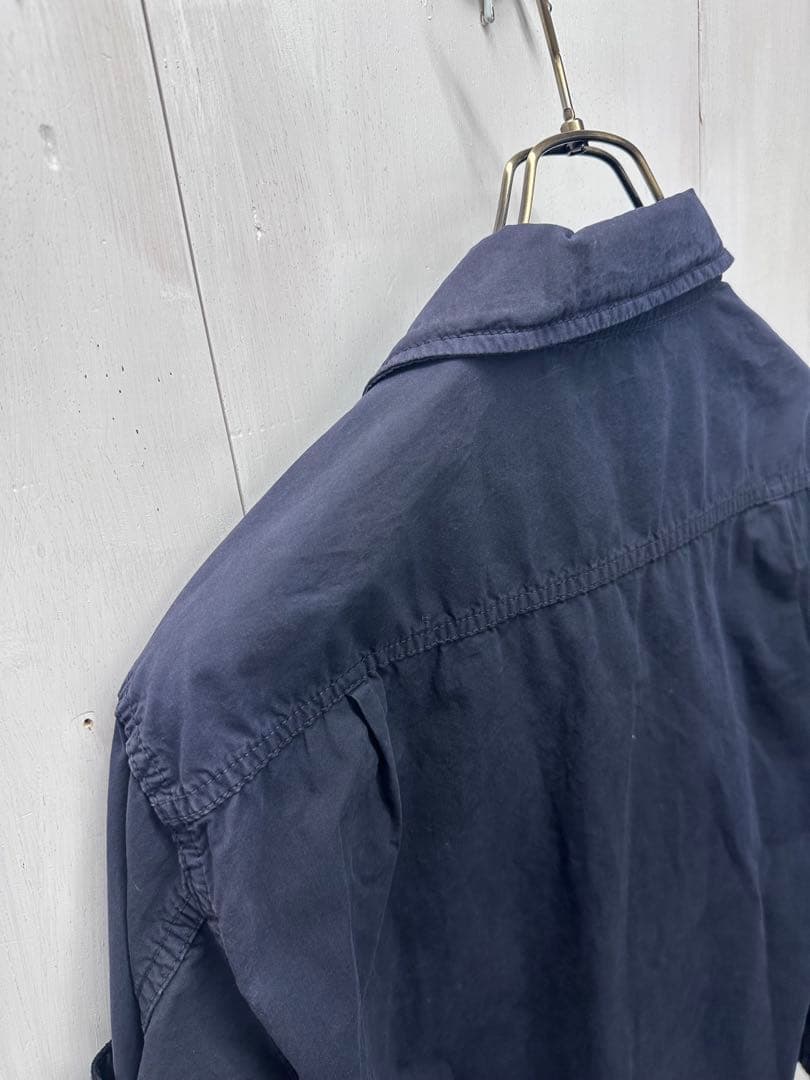 【新品未使用】STONE  シャツジャケット M ネイビー