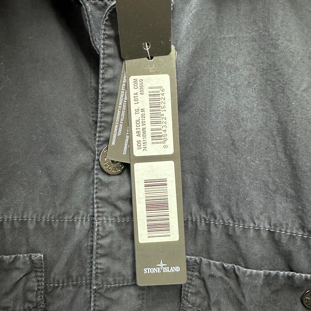 【新品未使用】STONE  シャツジャケット M ネイビー