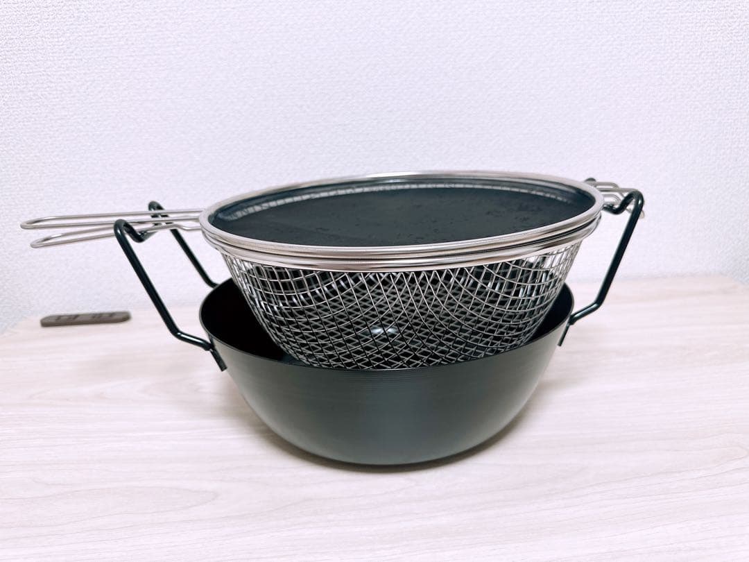 la base（ラバーゼ） 鉄揚げ鍋セット28cm