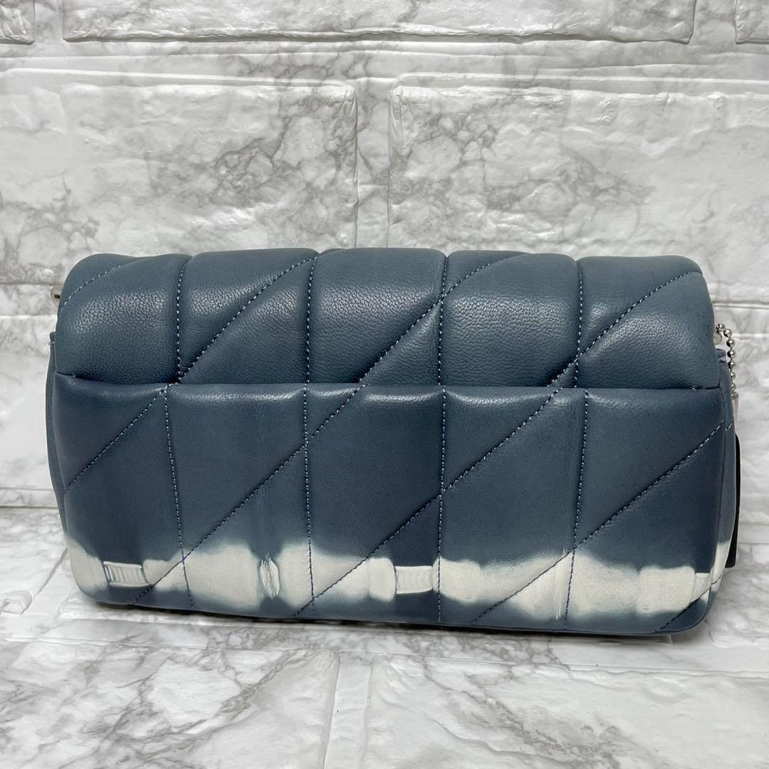 ★ コーチ タビー キルティング　タイダイプリント ショルダーバッグ　チェーン