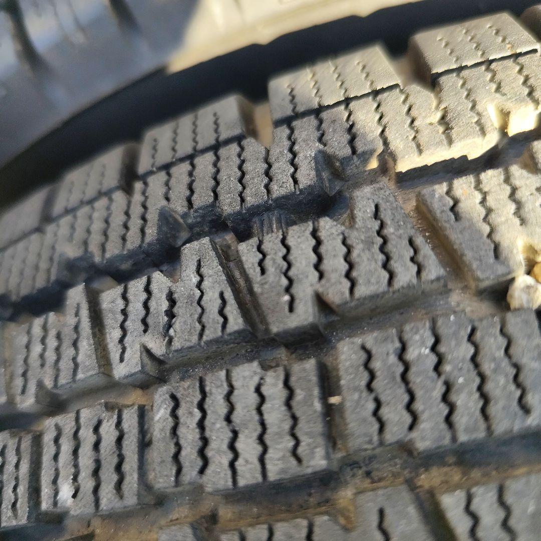 ①ブリヂストン W300 145R12 タイヤ×アルミ セット品 ２本