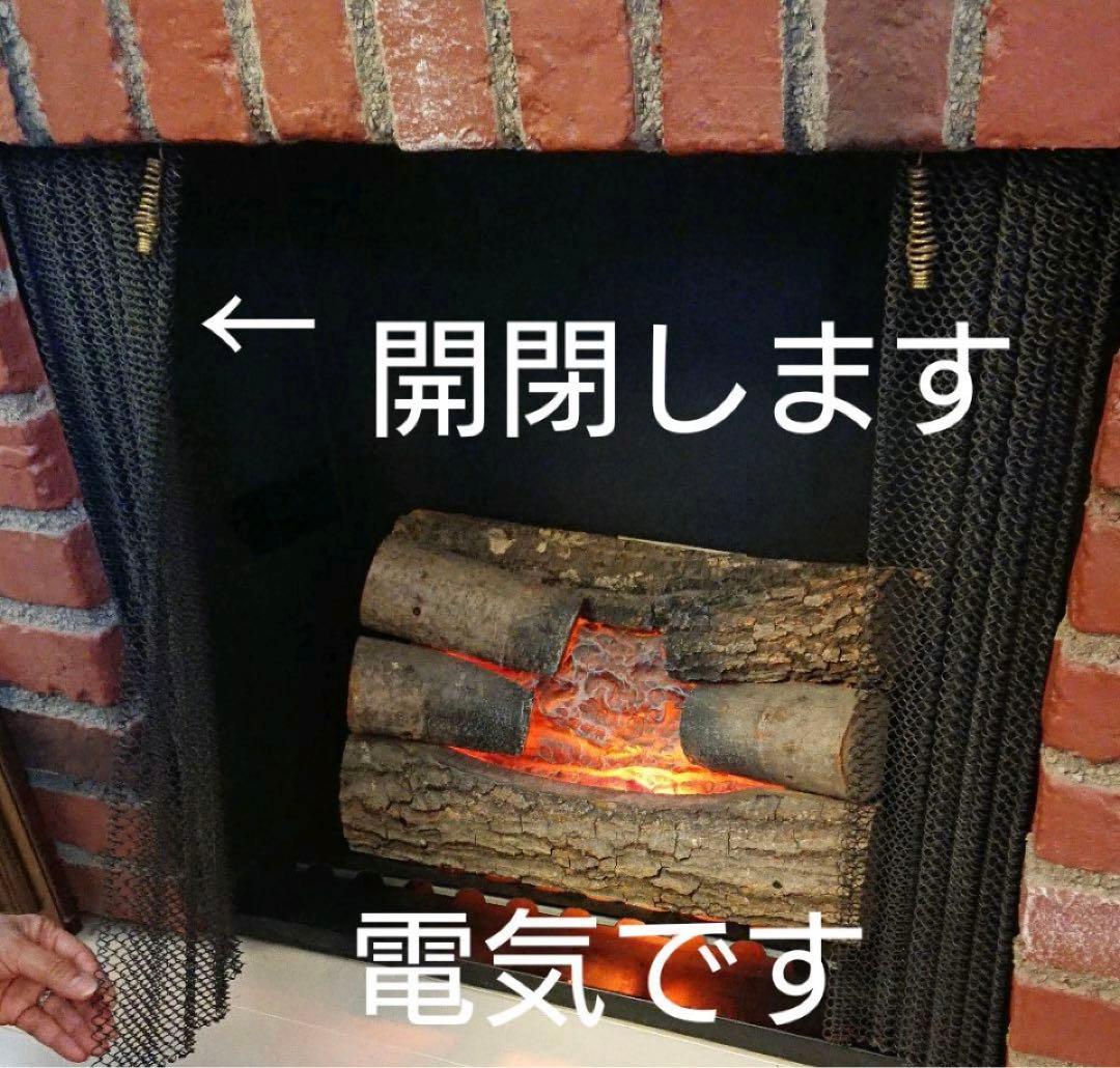 最終価格☆希少逸品高級輸入家具☆暖炉風オブジェサイドボード